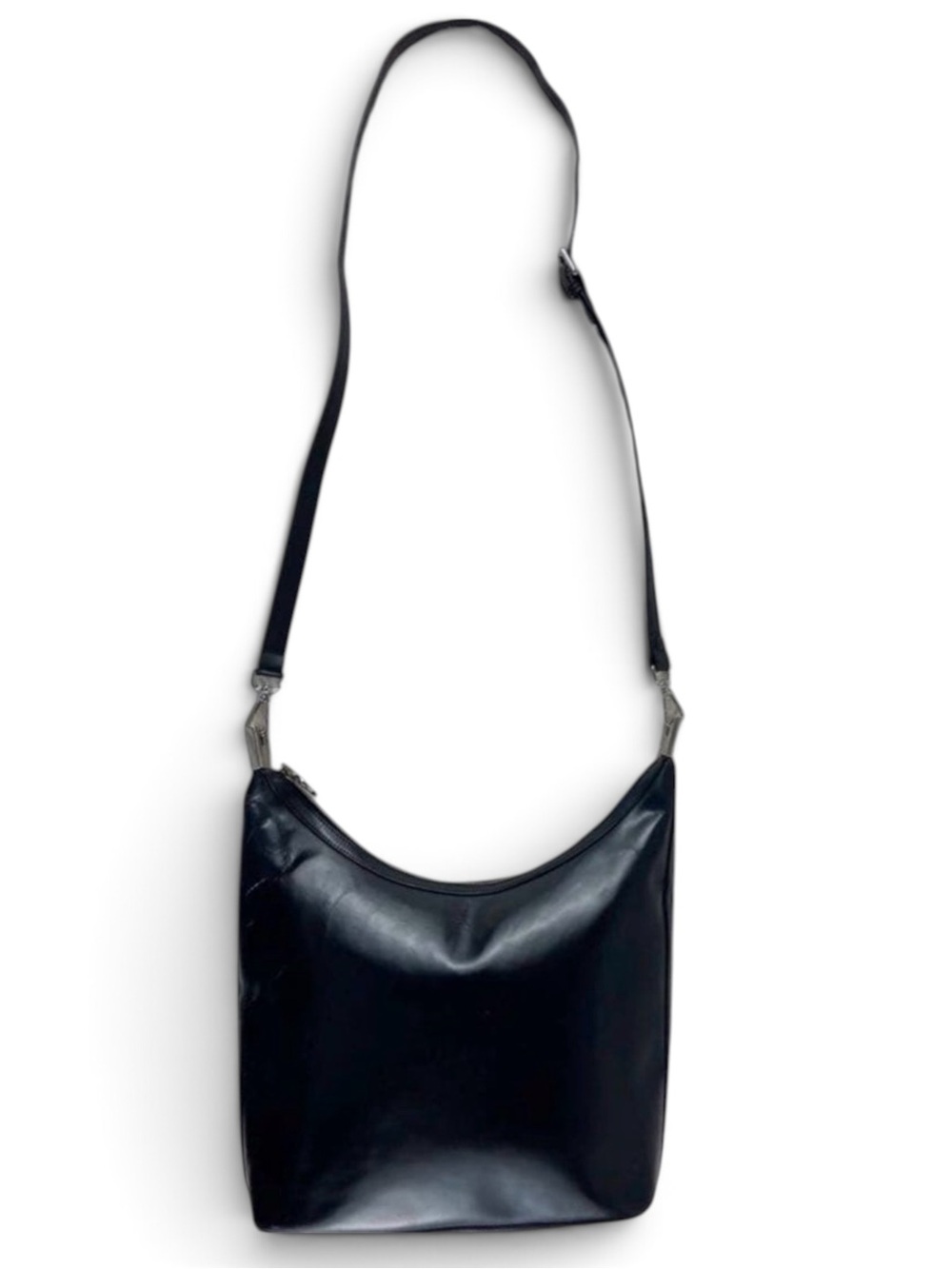 💙 Vintage Gucci Dark Navy Leather Shoulder Bag